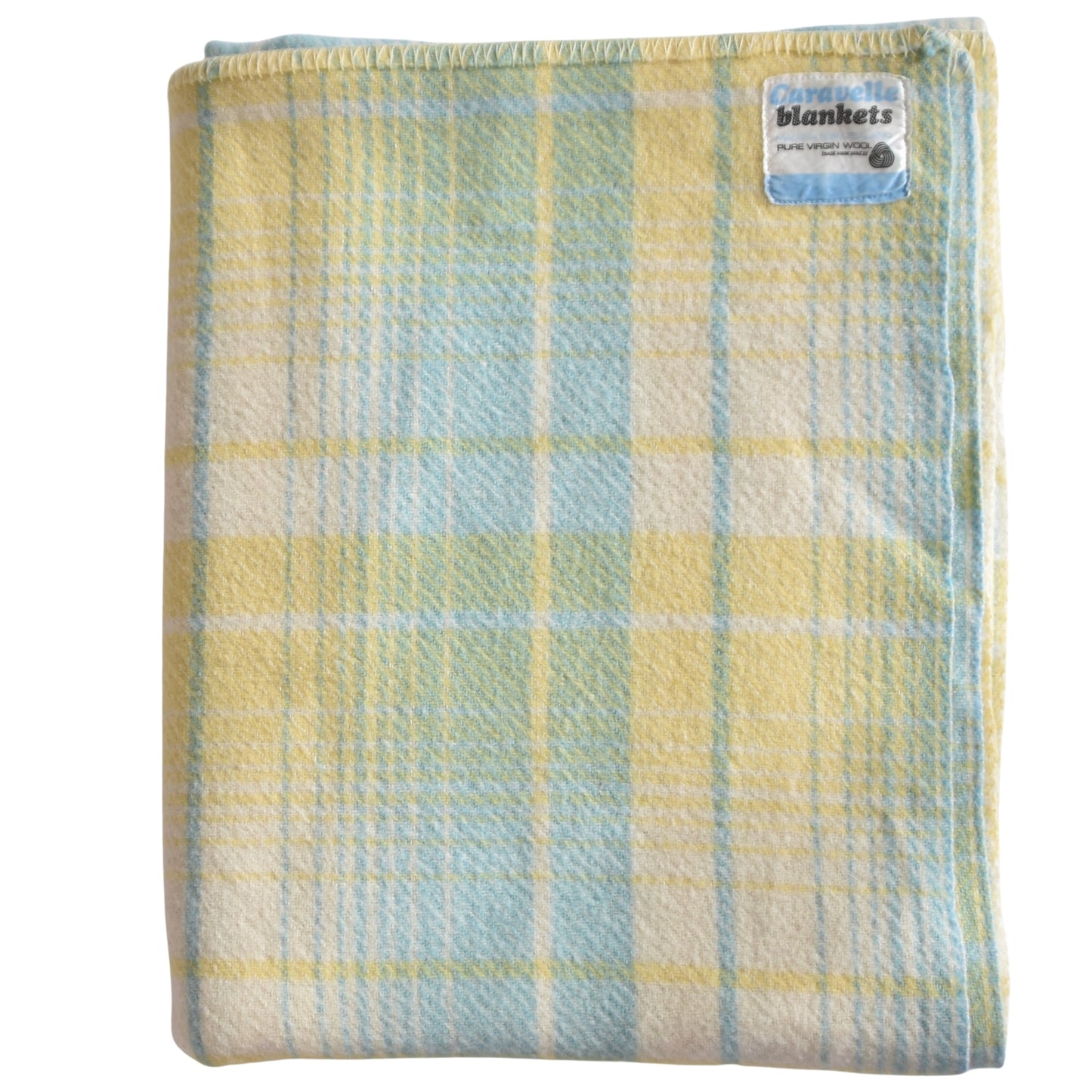 Pastel Lemon and Mint Caravelle Blanket