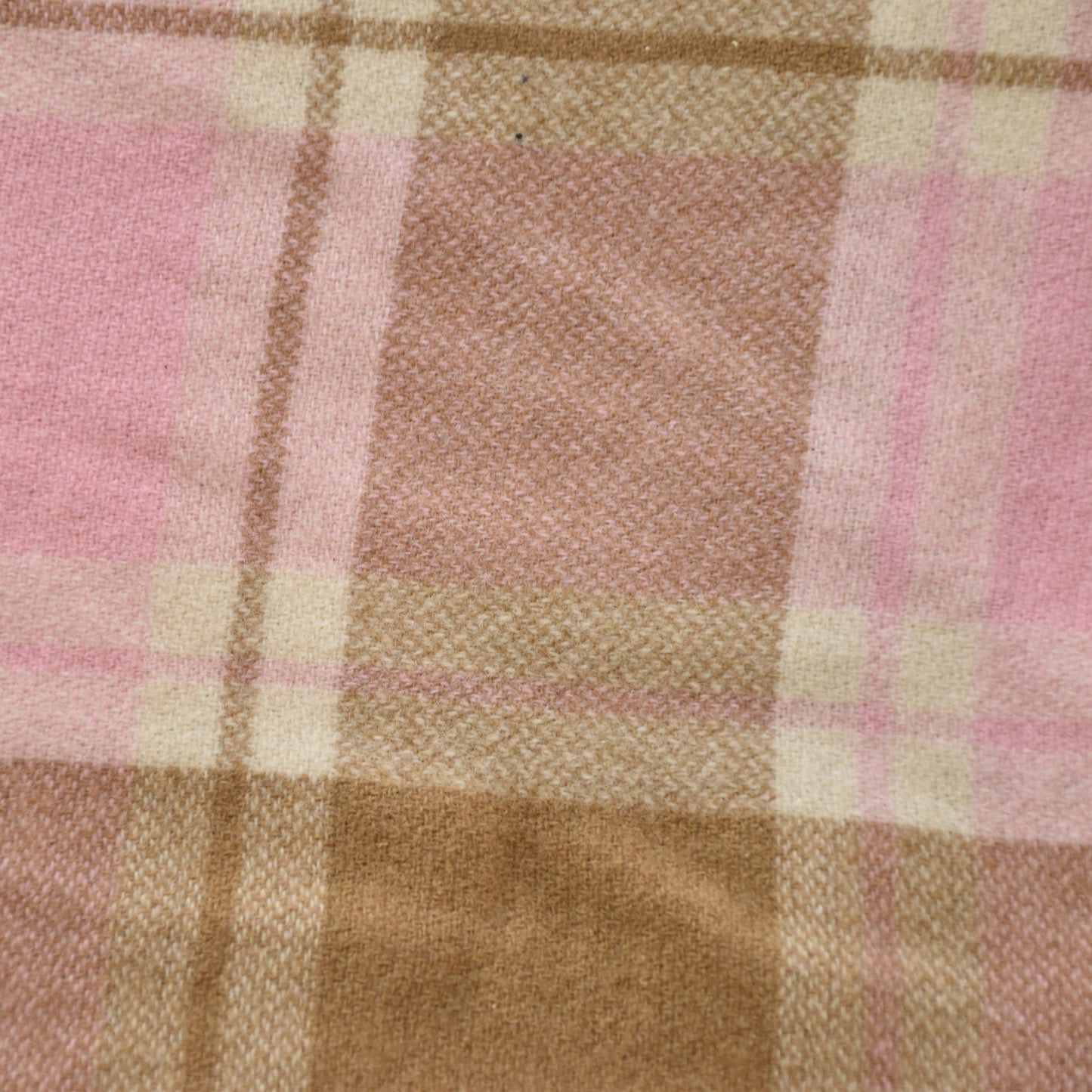 Roslyn Pink and Brown Blanket