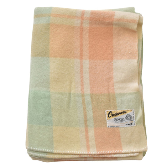 Onehunga SINGLE Princess Blanket Pastel