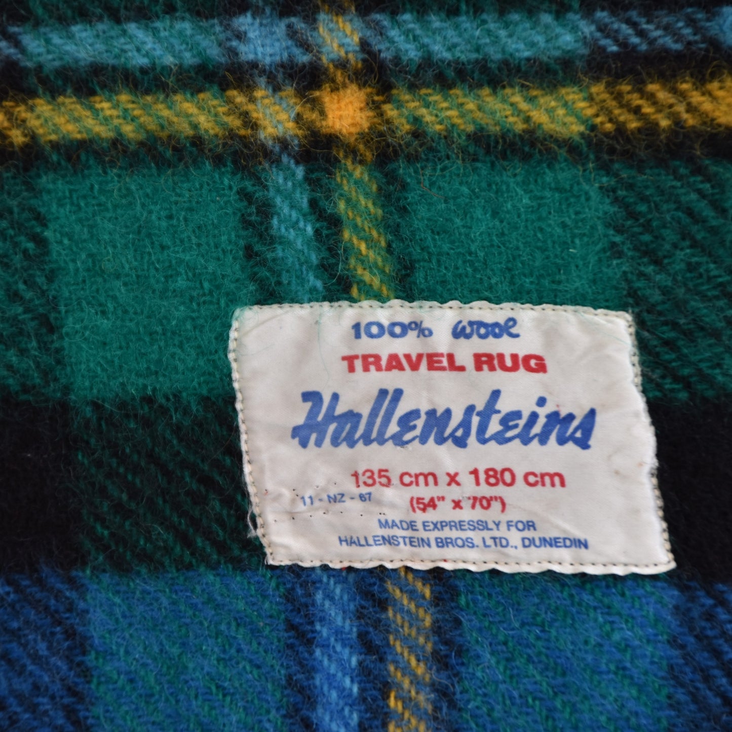 Hallensteins Tartan Travel Rug