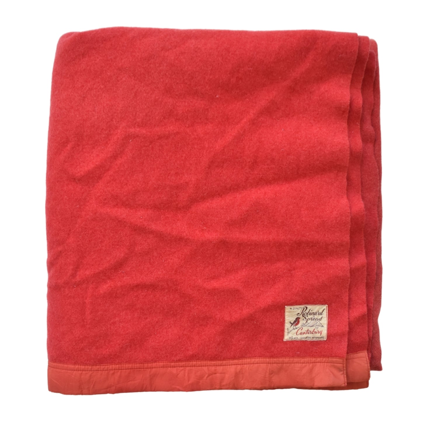 Bright Red Robinwul Canterbury Blanket