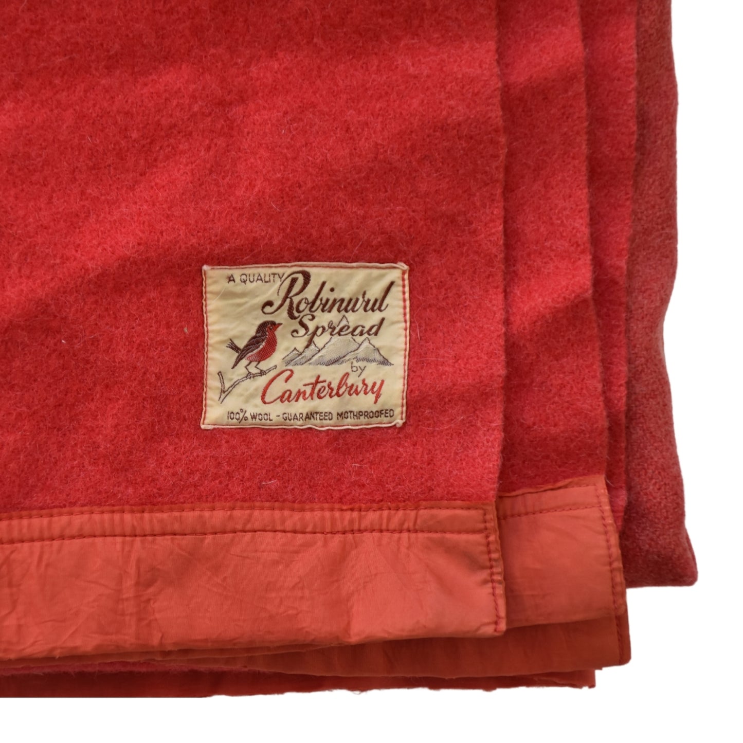 Bright Red Robinwul Canterbury Blanket