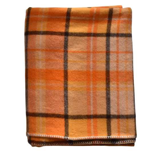 Sunset Orange Blanket