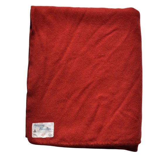 Bold Red Dream Blanket DOUBLE