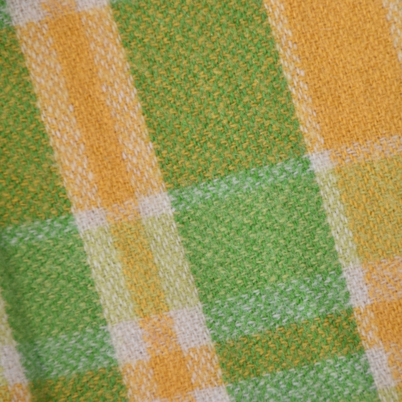 Lemon and Lime Wool Blanket